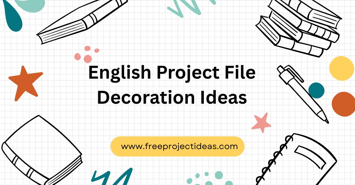 English Project File Decoration Ideas